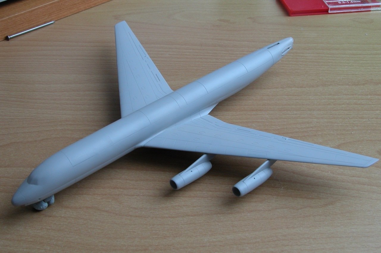 LIMITED !!! 1/144 Karaya DC-8-62 LOT/Arrow Air model 